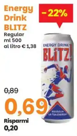 Prix Quality Energy Drink Blitz offerta