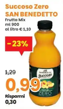 Prix Quality Succoso Zero San Benedetto Frutta Mix offerta