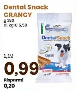 Prix Quality Dental Snack Crancy offerta
