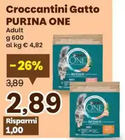 Prix Quality Croccantini Gatto PURINA ONE offerta