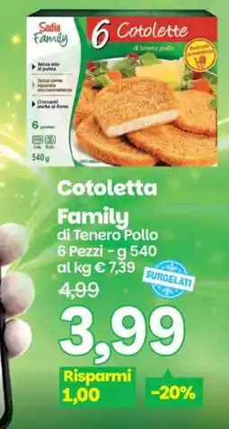 Prix Quality Cotoletta Family di Tenero Pollo offerta