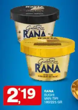 Sisa Rana sughi vari tipi offerta