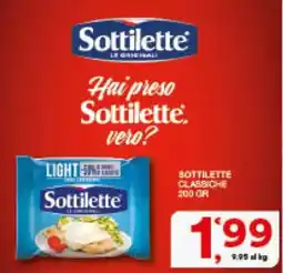 Sisa Sottilette Light offerta