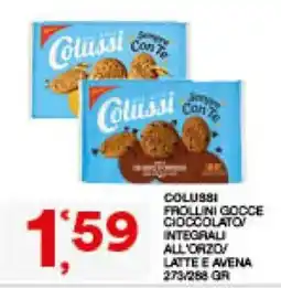 Sisa Colussi Frollini Gocce Cioccolato Integrali All'Orzo Latte e Avena offerta