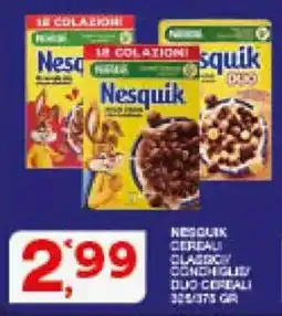 Sisa Nesquik cereali classici con cioccolato offerta