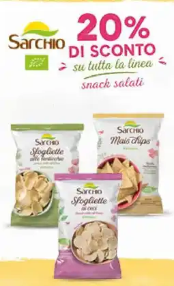 Sisa Sarchio snack salati offerta