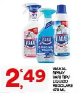 Sisa Viakal spray vari tipi liquido regolare offerta