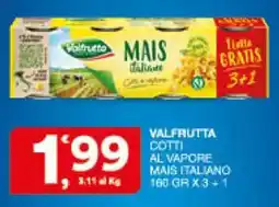Sisa Valfrutta mais italiano offerta