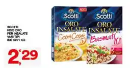 Sisa Scotti Riso Oro per insalate offerta