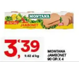 Sisa Montana jambonet offerta