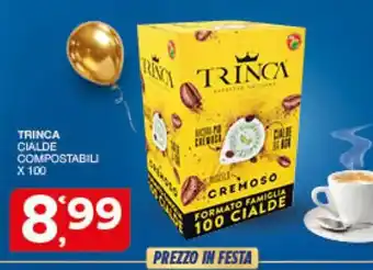Trinca cialde compostabili