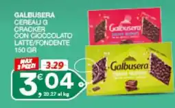 Sisa Galbusera cereali e cracker con cioccolato offerta