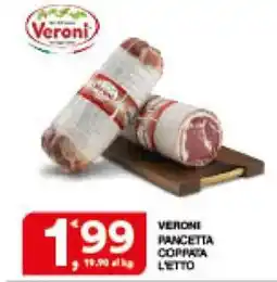 Sisa Veroni Pancetta Coppria offerta