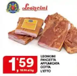 Sisa Leoncini Pancetta Affumicata Cotta offerta