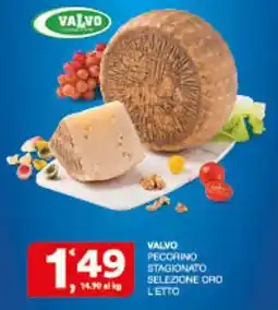 Sisa Valvo Pecorino stagionato selezione cro letto offerta