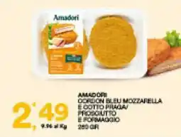 Sisa Amadori gordon bleu mozzarella e cotto praga/ prosciutto e formaggio offerta