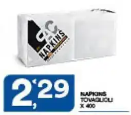 Sisa Napkins tovaglioli offerta