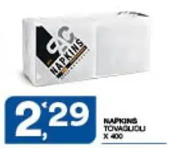 Sisa Napkins tovaglioli offerta