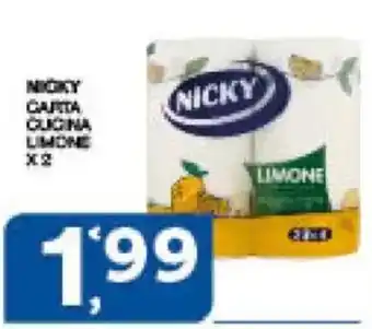 Sisa Nicky carta cucina limone offerta