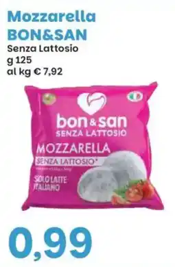 Prix Quality Mozzarella bon&san senza lattosio offerta