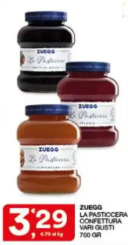 Sisa Zuegg la pasticceria confettura offerta