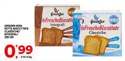 Sisa GrissinBon leFrescheBiscottate Classiche offerta