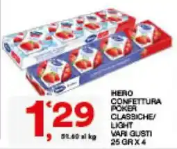 Sisa Hero confettura poker classiche/light offerta