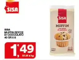 Sisa Sisa muffin gocce di cioccolato offerta