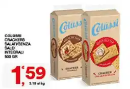 Sisa Colussi crackers salativenza sale integrali offerta