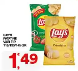 Sisa Lay's patatine classiche offerta