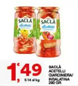 Sisa Saclà acetelli giardiniera/insalatina offerta