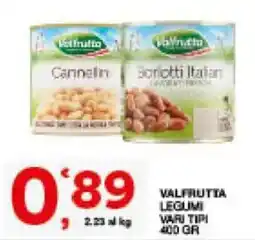 Sisa Valfrutta legumi vari tipi offerta