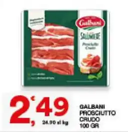 Sisa Galbani Prosciutto Crudo offerta