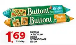 Sisa Buitoni la sfoglia/brisée rettangolare offerta