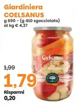 Prix Quality Giardiniera Coelsanus offerta