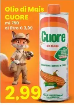 Prix Quality Olio di Mais Cuore offerta