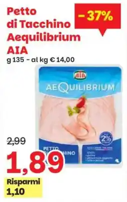 Prix Quality Petto di Tacchino Aequilibrium AIA offerta