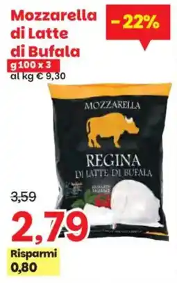 Prix Quality Mozzarella Regina di latte di bufala offerta