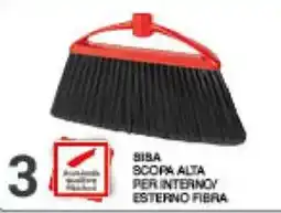 Sisa Bisa scopa alta per interno esterno fibra offerta