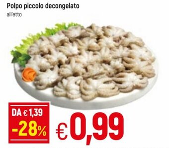 Famila Polpo piccolo decongelato offerta
