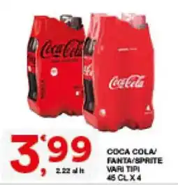 Sisa Coca Cola/ Fanta/Sprite offerta