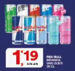 Sisa Red Bull bevanda vari gusti offerta