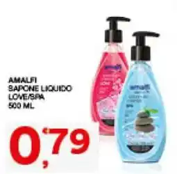 Sisa Amalfi sapone liquido love/spa offerta