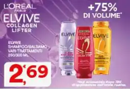 Sisa L'Oréal Elvive Shampoo/Balsamo offerta