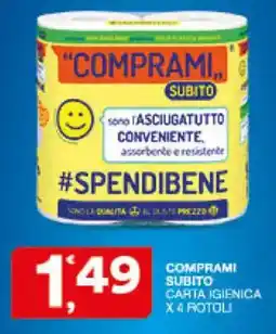 Sisa Comprami subito carta igienica offerta