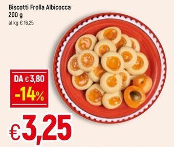 Famila Biscotti Frolla Albicocca 200g offerta