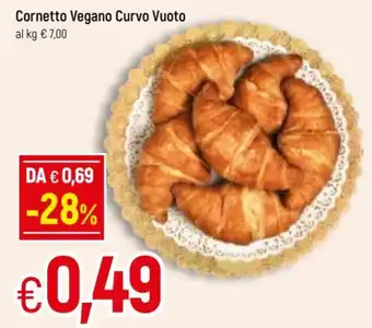Famila Cornetto Vegano Curvo Vuoto offerta