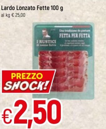 Famila Lardo Lonzato Fette 100g offerta
