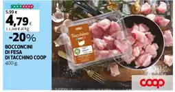 Coop BOCCONCINI DI FESA DI TACCHINO COOP offerta