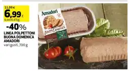 Coop LINEA POLPETTONI BUONA DOMENICA AMADORI offerta